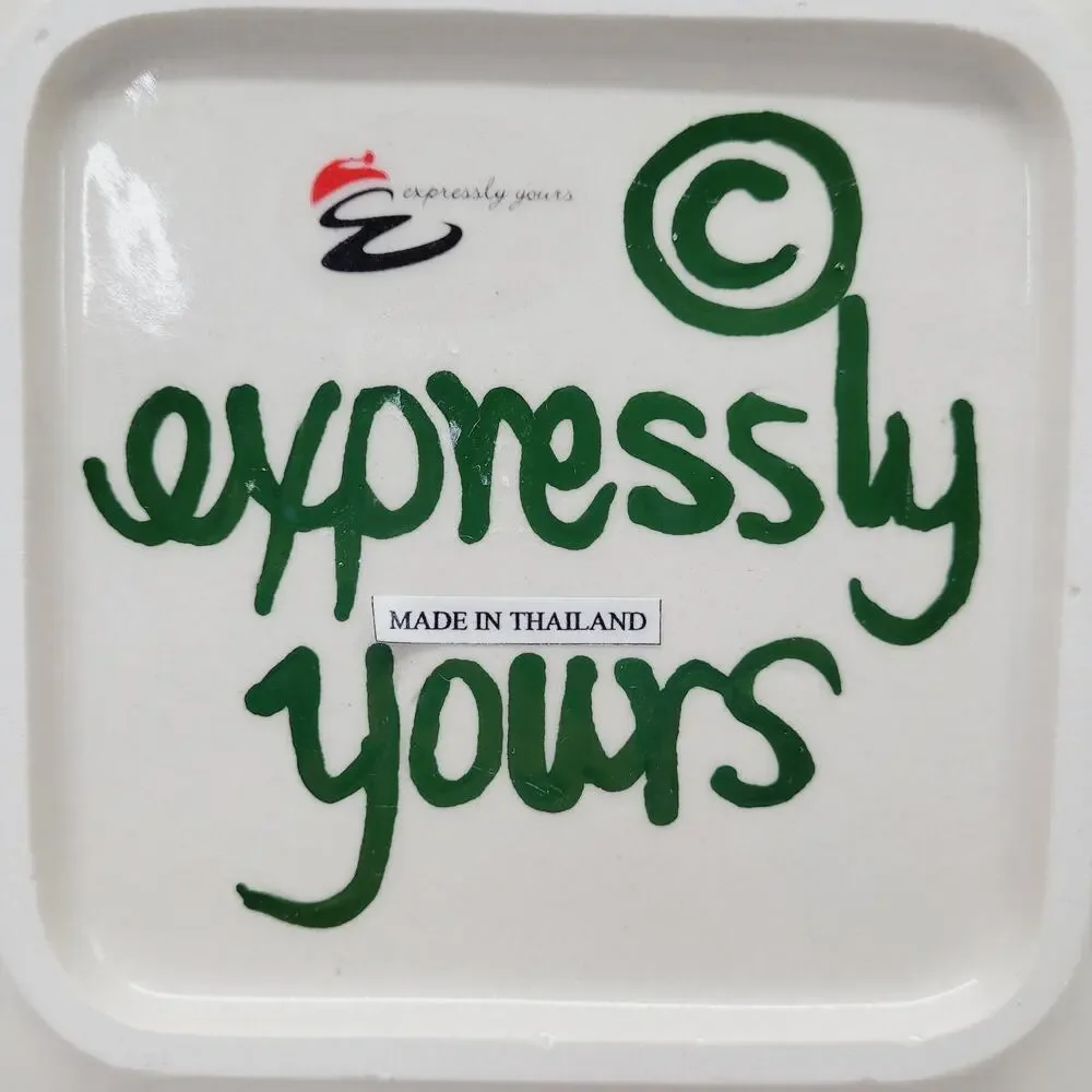 Set of 4 Expressly Yours Textured Snowman Christmas 7 3/4” Square Cookie Plates